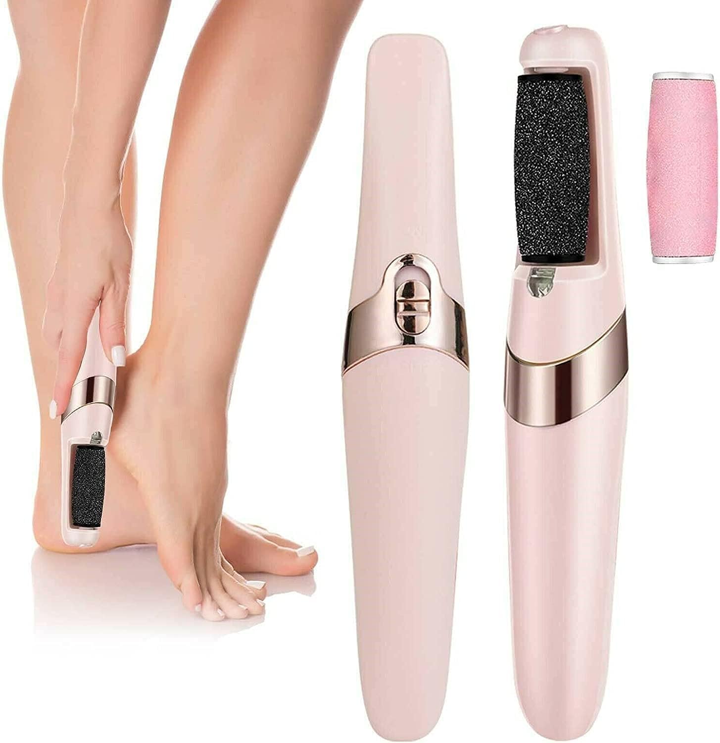 Electric Pedicure Foot File Callus Remover Rechargeable Foot Scrubber - Image 2