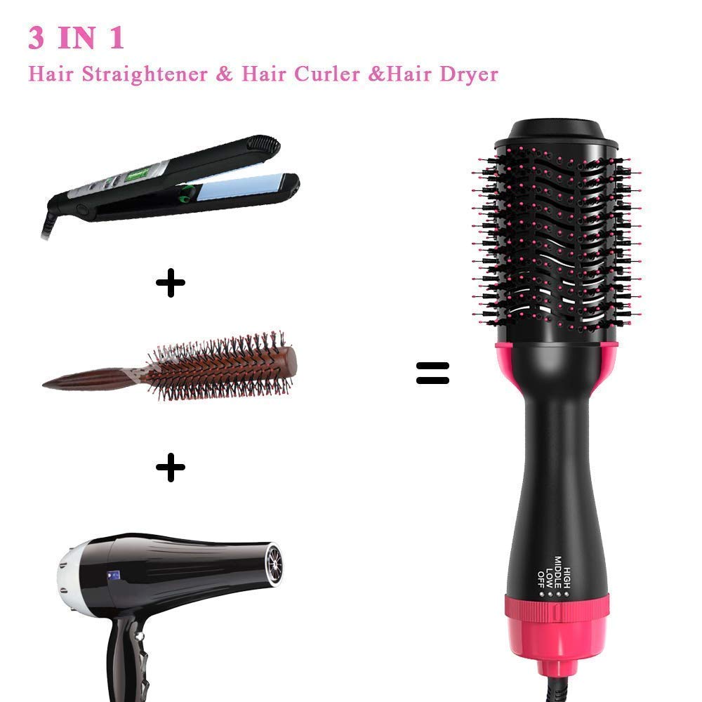 3 in 1 Hot Air Brush Hair Dryer and Styler Volumizer - Image 5