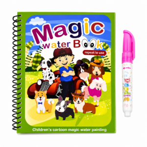 Reusable Water Drawing Magic Book for Kids Ages 2–5