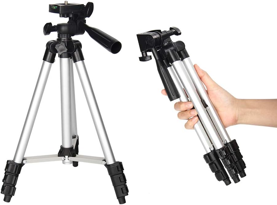 Lightweight Adjustable Tripod Stand with Universal Phone Holder - Image 6