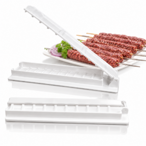 Manual Kebab Maker Skewer Press Mold for Long Skewers