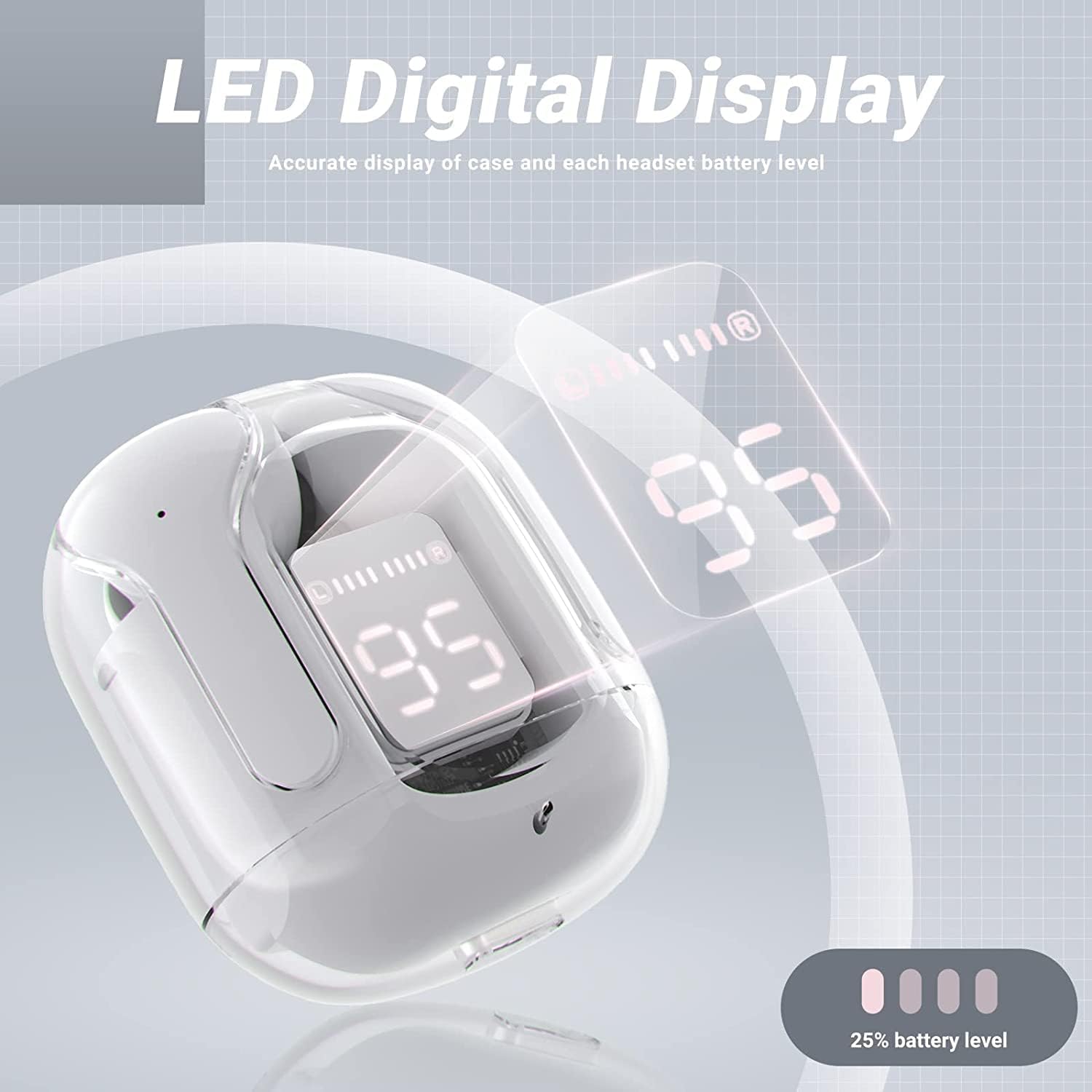 Transparent Wireless Bluetooth 5.3 Earbud - Image 4