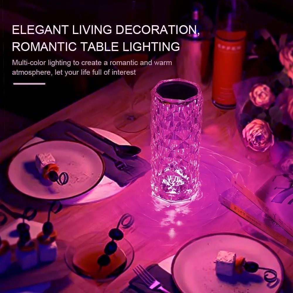 Crystal LED Table Lamp with Touch Control - Image 4