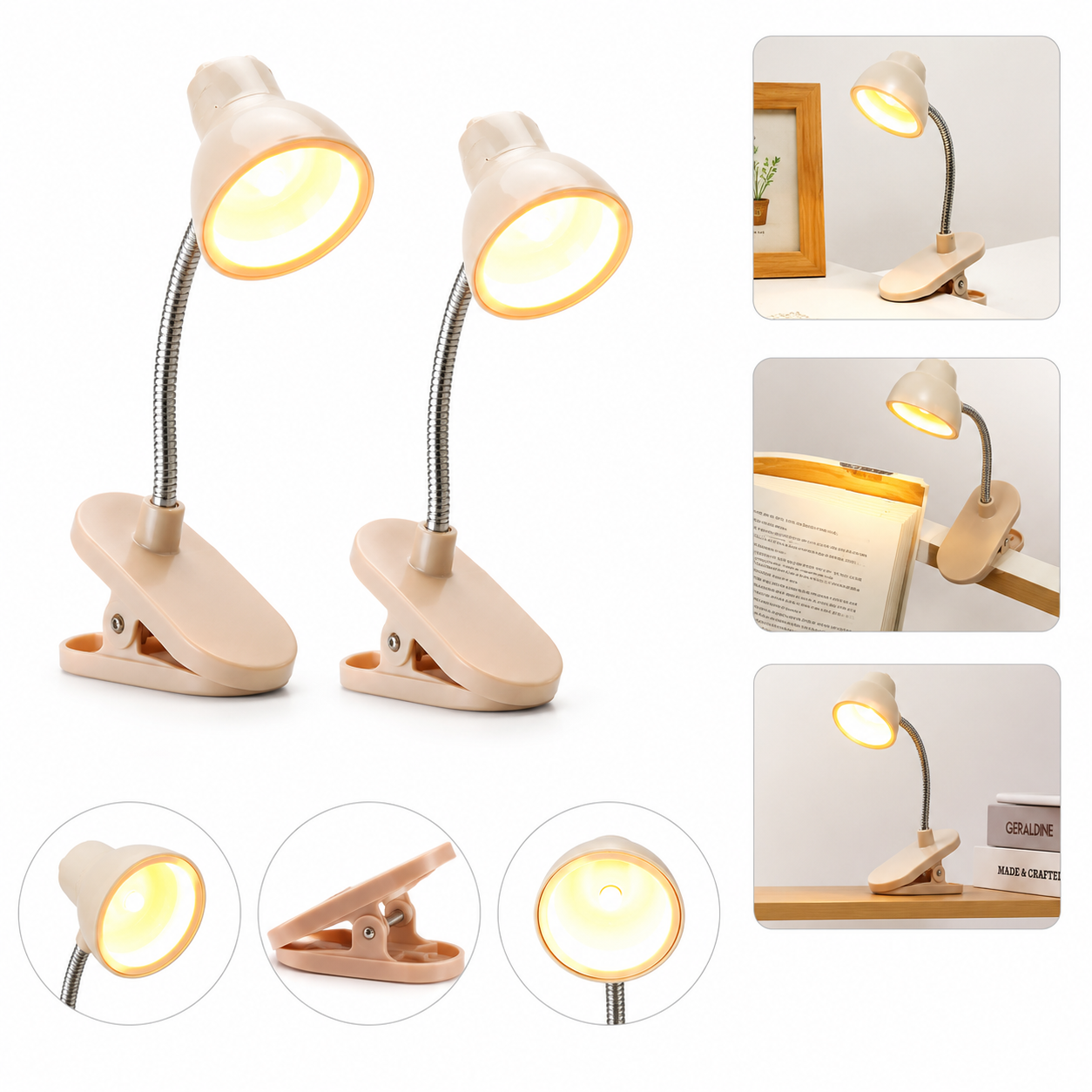 Mini Foldable LED Book Light for Reading - Image 2