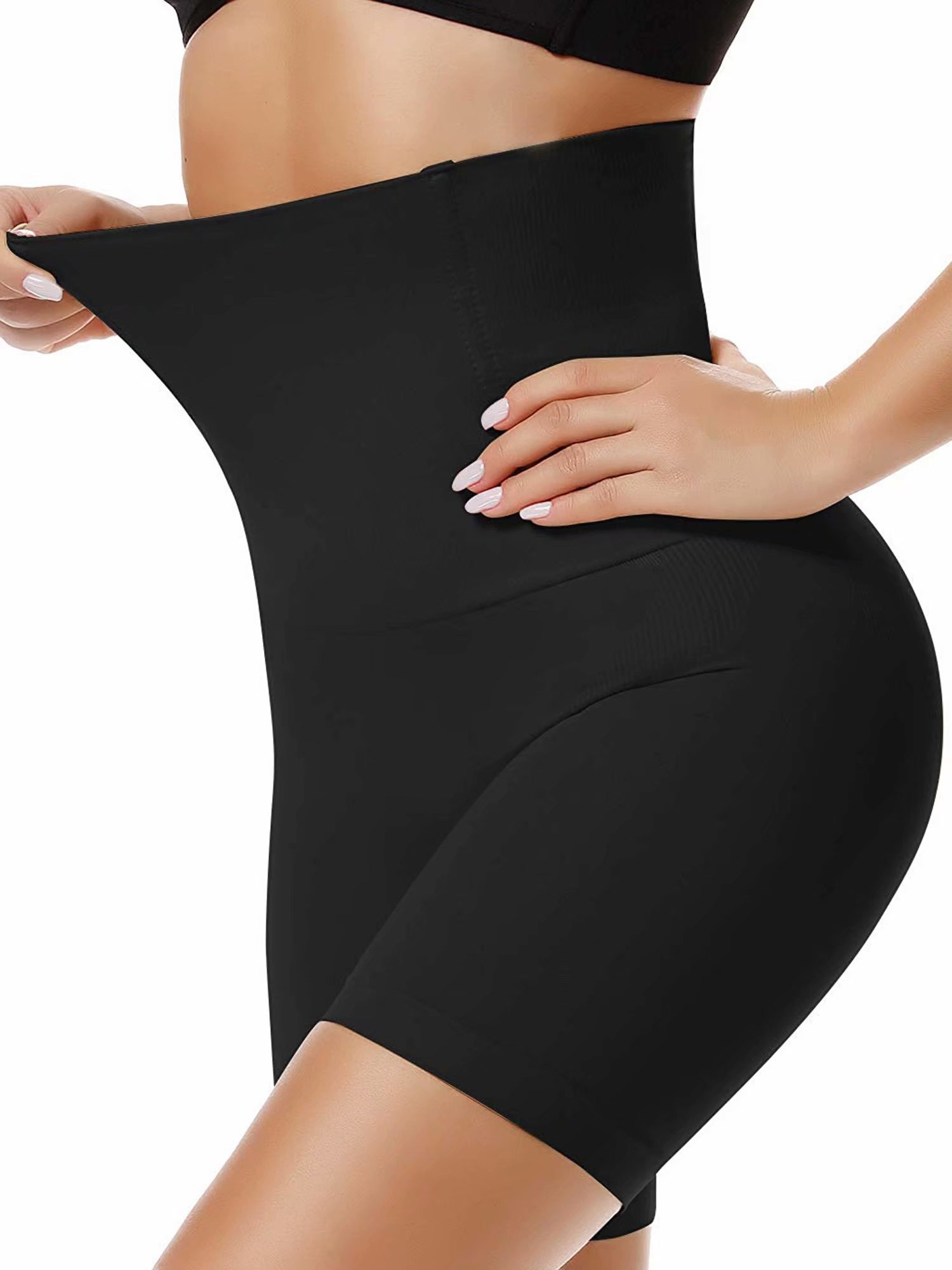 High Waisted Plus Size Shapewear Shorts for Women - Image 8