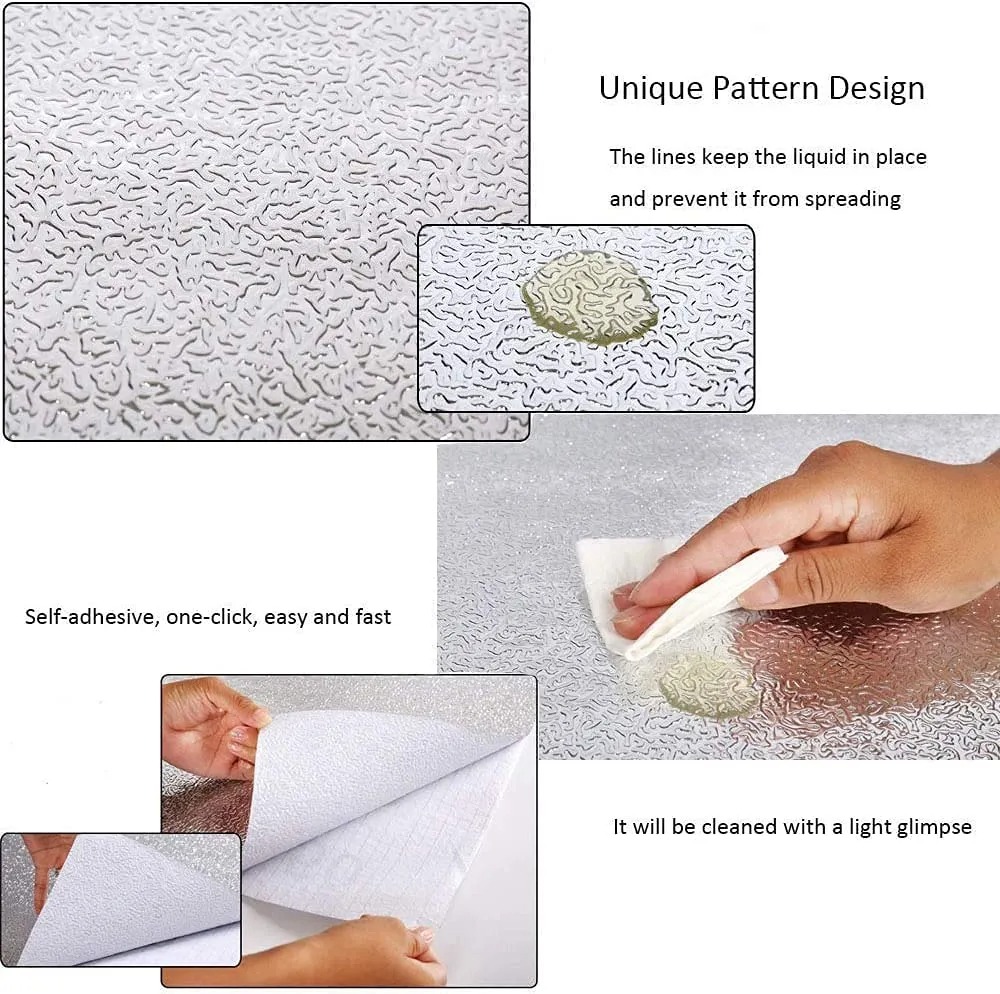 Waterproof Oil-Proof Aluminum Foil Kitchen Wall Sticker - Image 3