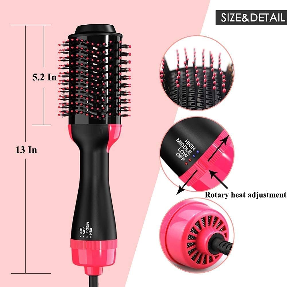 3 in 1 Hot Air Brush Hair Dryer and Styler Volumizer - Image 4