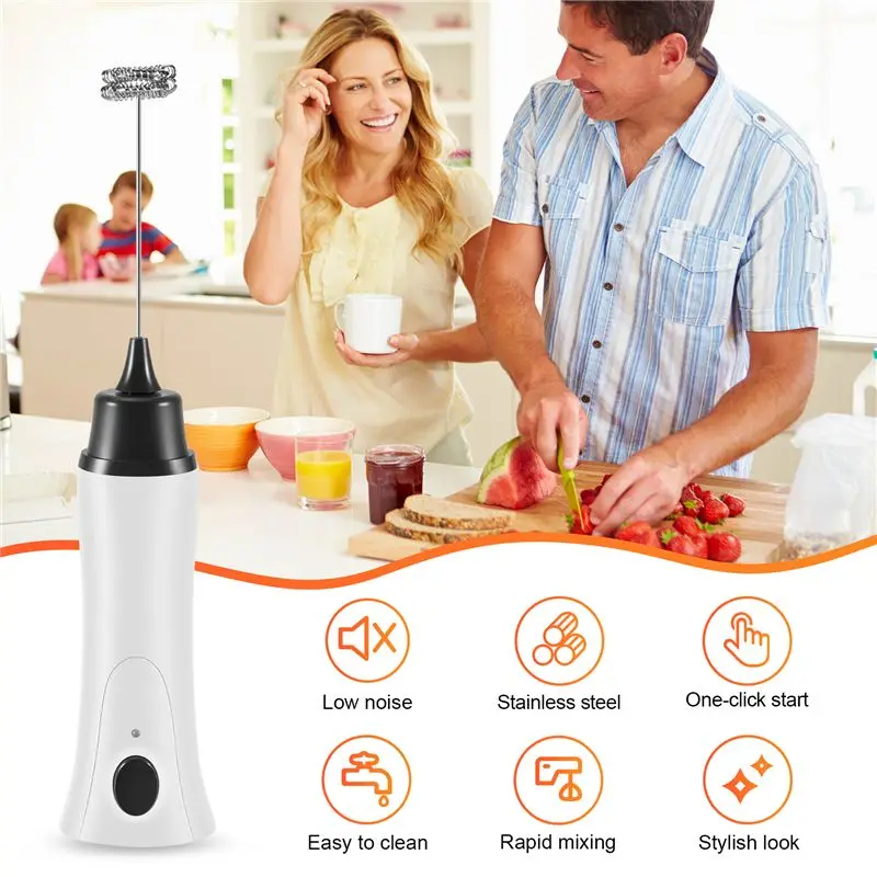 Handheld Electric Milk Frother and Coffee Mixer - Image 4